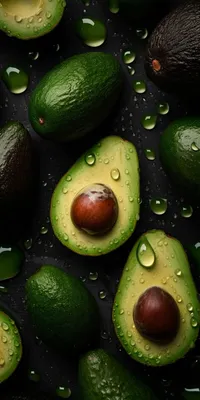 Обои с авокадо 🥑 avocado | Авокадо, Ягоды, Овощи