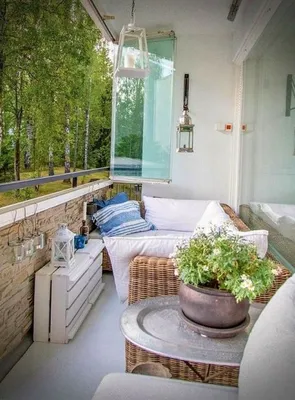 Дизайн маленького балкона: красивые идеи интерьера