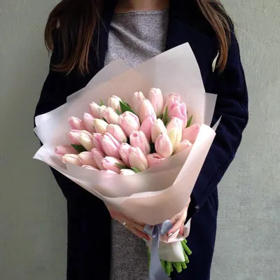 Красивый букет тюльпанов за 6 790 руб. | Бесплатная доставка цветов по  Москве