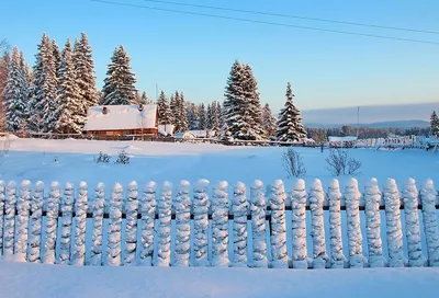Деревня зимой,сильный мороз,красивые…» — создано в Шедевруме