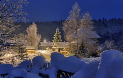 Зимняя деревня (132 фото) - 132 фото