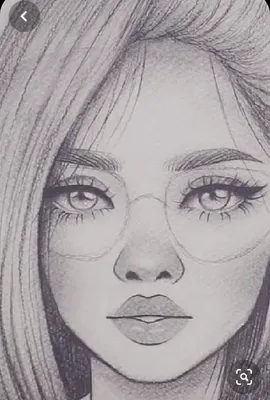 Как нарисовать Портрет девушки карандашом поэтапно