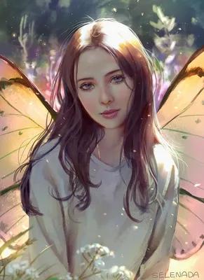 Девушки с крыльями бабочки - красивые фото