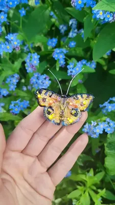 Картинки бабочка Блондинка красивая лилия молодые женщины 3200x3500