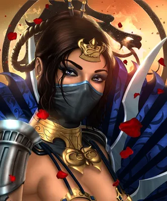 Картинка Mortal Kombat Воители Kitana Красивые девушка Фэнтези Игры