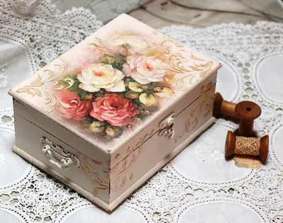 💓#Decoupage vintage Barock Box💓Mixedmedia💓#декупаж мастеркласс винтажная  шкатулка💓 - YouTube