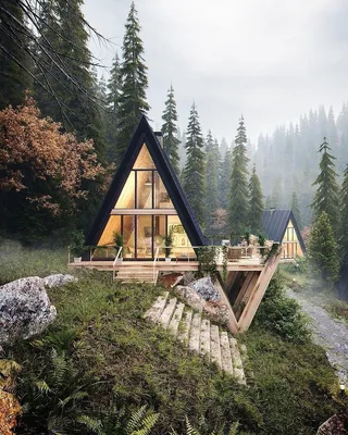 Лесной домик в Карелии | Летние домики, Зимний дом, Архитектура