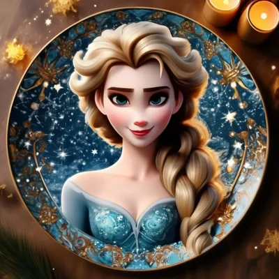 Disney Frozen Elsa Anna Sisters Home Decor Beatiful Wall Painting  Multi-Colored | eBay