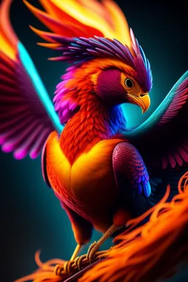 Phoenix Феникс | Абстрактные картины, Картины маслом, Феникс