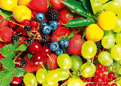 Тарелка фруктов и ягод - 51 фото