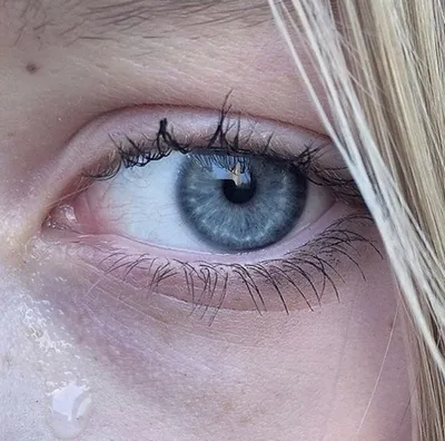 Красивые голубые глаза, длинные …» — создано в Шедевруме