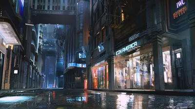 Sci-fi city | Пикабу