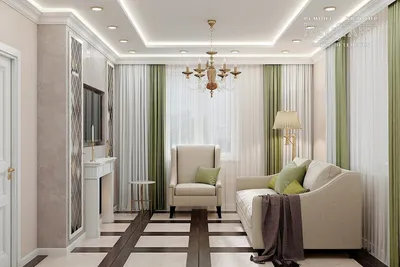 Дизайн интерьера гостиной: 50 вариантов оформления ремонта в  Санкт-Петербурге