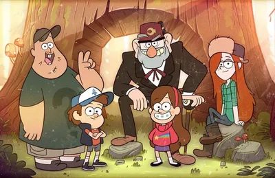 Gravity Falls, cartoon, pigs, TV series, animals, mammals | 1920x1080  Wallpaper - 