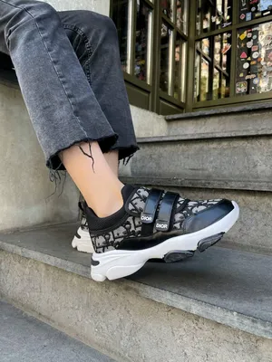 Женские кроссовки Dior D-Wander Sneakers Black (чёрные) красивые стильные  универсальные кроссы Dr001 топ (ID#1675041298), цена:  ₴, купить на  