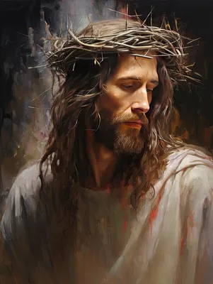 Красивый портрет иисуса христа из назарета бога христианства иллюстрации  религии | Премиум Фото