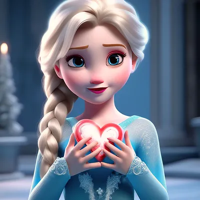 Холодное Сердце новая красивая картинка Эльзы и Анны без фона - Холодное  Сердце Frozen - 