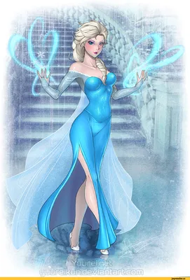 Elsa (Frozen) :: Frozen (Disney) (Холодное сердце) :: красивые картинки ::  арт барышня (арт девушка, art барышня) :: Фильмы / картинки, гифки,  прикольные комиксы, интересные статьи по теме.