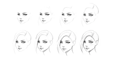 Как нарисовать волосы: Картинки с примерами разных причесок, которые можно  нарисовать шаг за шагом - 
