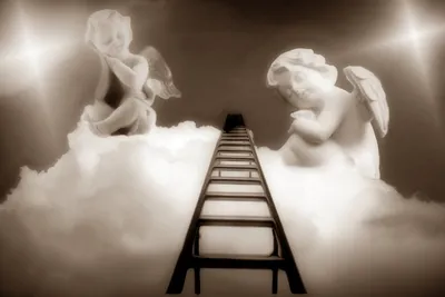 Хрустальная Лестница в небо с …» — создано в Шедевруме