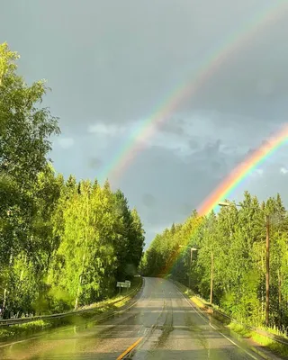 Летний дождь и Радуга - 76 фото