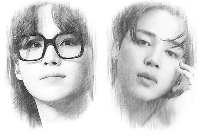 BTS «Рисунки карандашом» | Moonlight | Дзен