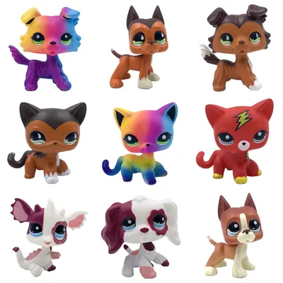 Купить LPS Littlest Pet Shop Toy Custom Красивый Дракон Колли Собака Ooak  Custom Hand P, цена 10 090 руб — (185036252148)