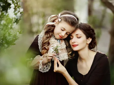 Красивые мамы и дочки в одинаковых нарядах (40 фото) ⚡ Фаник.ру
