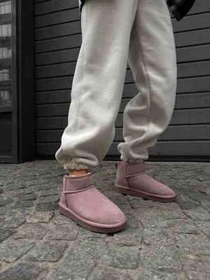 Женские Зимние Сапоги UGG Ultra Mini Pink (розовые) Низкие Красивые Модные  Угги на Меху 000046 Топ — Купить на  ᐉ Удобная Доставка (1717417634)