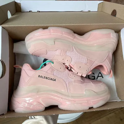 Женские кроссовки Adidas x Balenciaga Triple S Pink (розовые) красивые  молодёжные демисезонные кроссы 072 (ID#1886150165), цена: 4550 ₴, купить на  