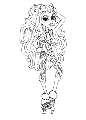 Online coloring pages Coloring Красивый монстрик монстр хай, Download print  coloring page.