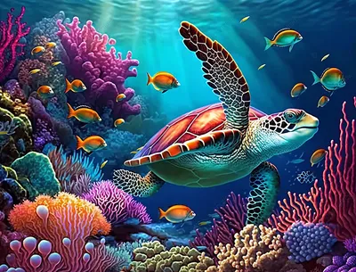 Красивые морские животные 3D Модель $45 - .unknown .fbx - Free3D