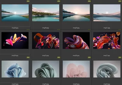 Обои из Windows 11 в высочайшем качестве
