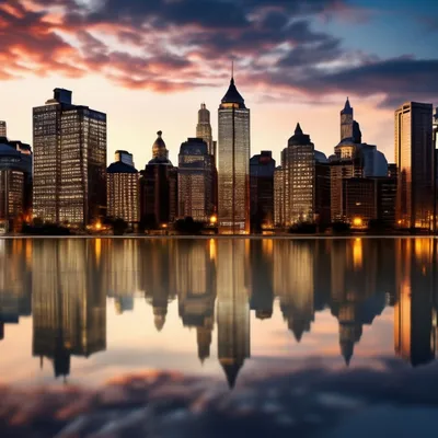 Нью-Йорк~ водоёмы в городе, …» — создано в Шедевруме