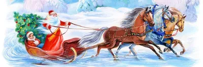 На крыльях вдохновения: Новогодние надписи, лошадь - клипарты 2014.
