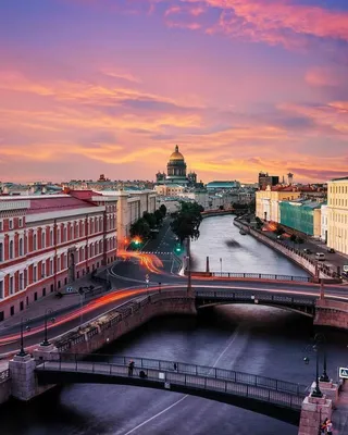 Очень красивые фотографии ночного Санкт-Петербурга