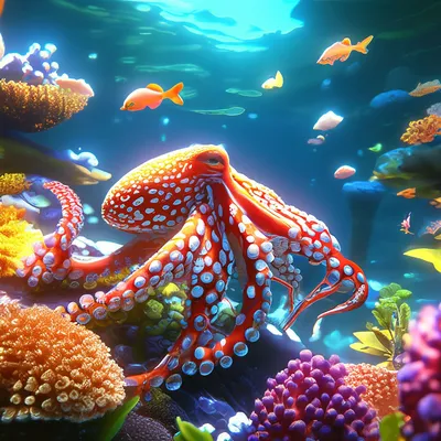 Чудесный и красивый подводный мир с кораллами и Tropica Стоковое  Изображение - изображение насчитывающей океан, аквариум: 101227103