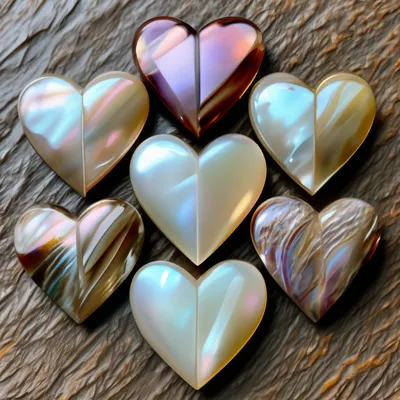 Красивые сердечки на деревянном фоне :: Стоковая фотография :: Pixel-Shot  Studio