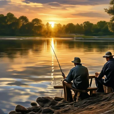 Картинки на тему рыбалка - 72 фото