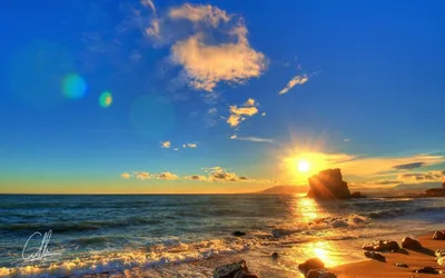 Рассвет на мертвом море | Пейзажи, Картины с изображением природы, Обои с  пляжем