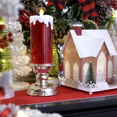 Красивые рождественские украшения, рождественские украшения, хрустальное  украшение, веселое Рождественское украшение, статуи и фигурки | AliExpress
