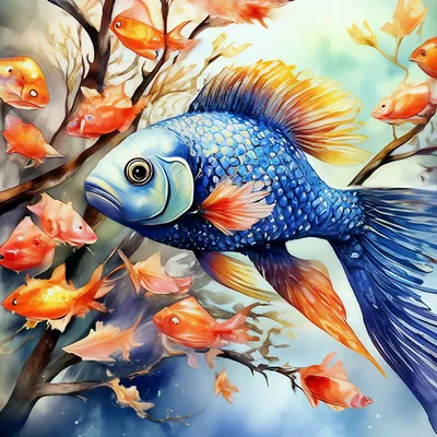 Красивая рыбка петушок с большими голубыми плавниками — Фотографии на аву |  Аквариумные рыбки, Бойцовая рыбка, Фотография дикой природы