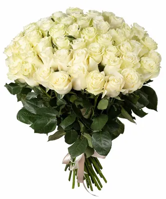 Купить премиум букет «Корзина белых роз» с доставкой в Ярославле -  «Цветочные истории»