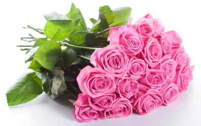 Открытка с днём рождения женщине с розами — 
