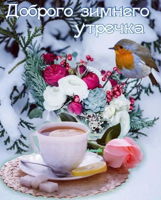 Зимние открытки "Доброго утра!" (236 шт.)