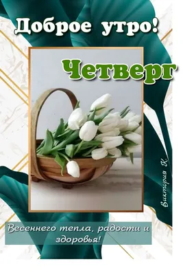 Картинки "Доброе утро. Четверг" (419 шт.)