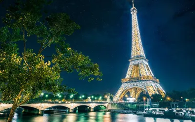 Eiffel Tower Paris at night 4K - YouTube