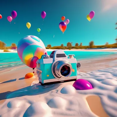 Красивая композиция из старинных фотоаппаратов и ярких цветов на сером фоне  :: Стоковая фотография :: Pixel-Shot Studio