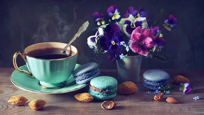 Кофе и пирожное - 56 фото