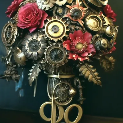 Красивые букет цветов с надписью …» — создано в Шедевруме